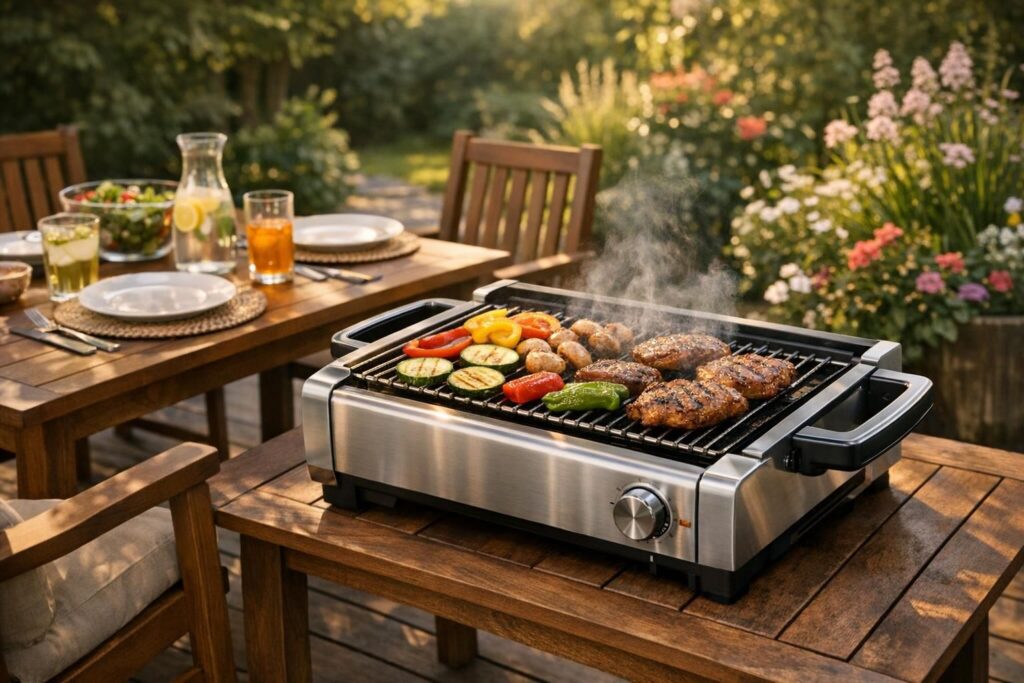 Le barbecue électrique - Mes Grillades découvrez le barbecue électrique, une solution pratique et écologique pour des grillades savoureuses en toute simplicité, idéale pour toutes les saisons et tous les espaces.